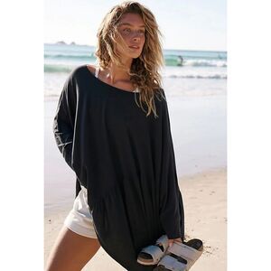 Free People Oversized Dalia Tunic Size M/L Beach NWOT